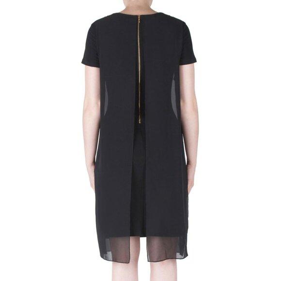 Joseph Ribkoff Black Dress Size 10 - Picture 2 of 9